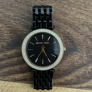 Michael Kors Black Stainless Steel Watch